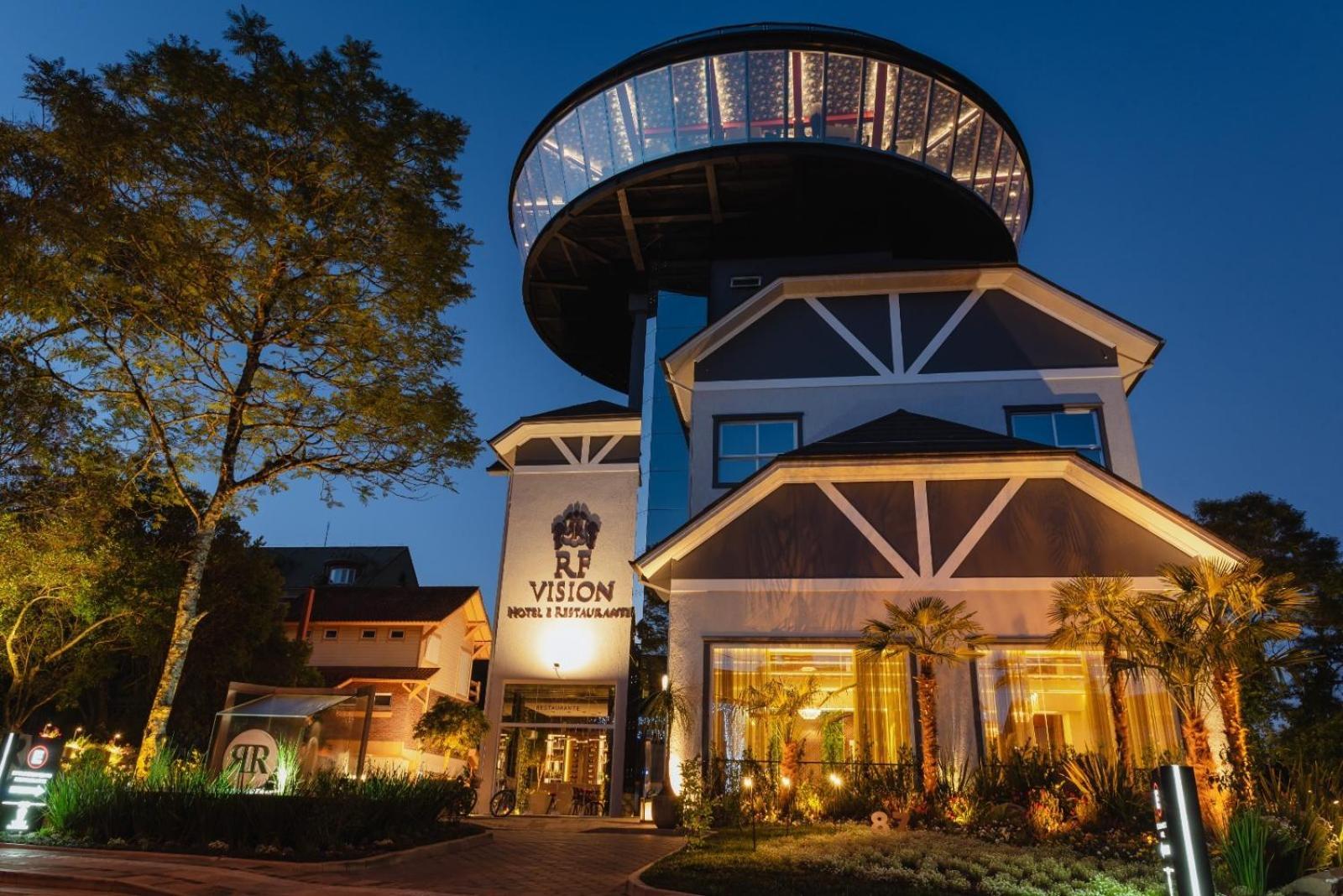 Hotel E Restaurante Giratorio Rf Vision - A Melhor Vista 360 De Gramado Exterior foto
